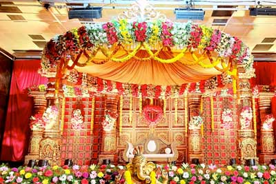 Wedding Stage Decoration in tirupati tirumala